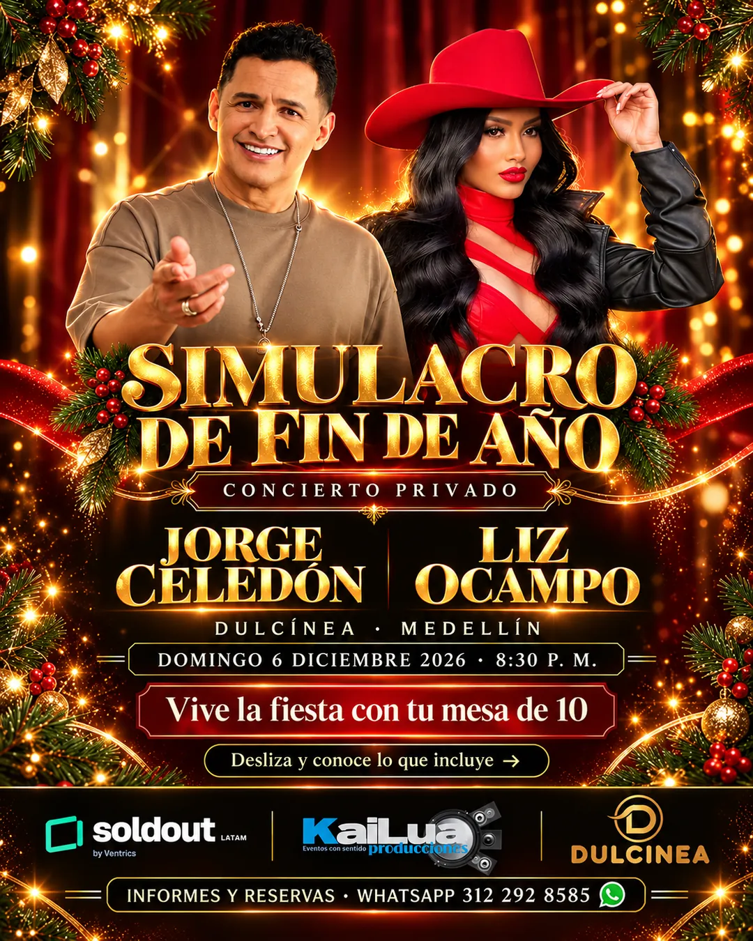 Carrusel 1 de 6 del Simulacro de Fin de Año en Medellín
