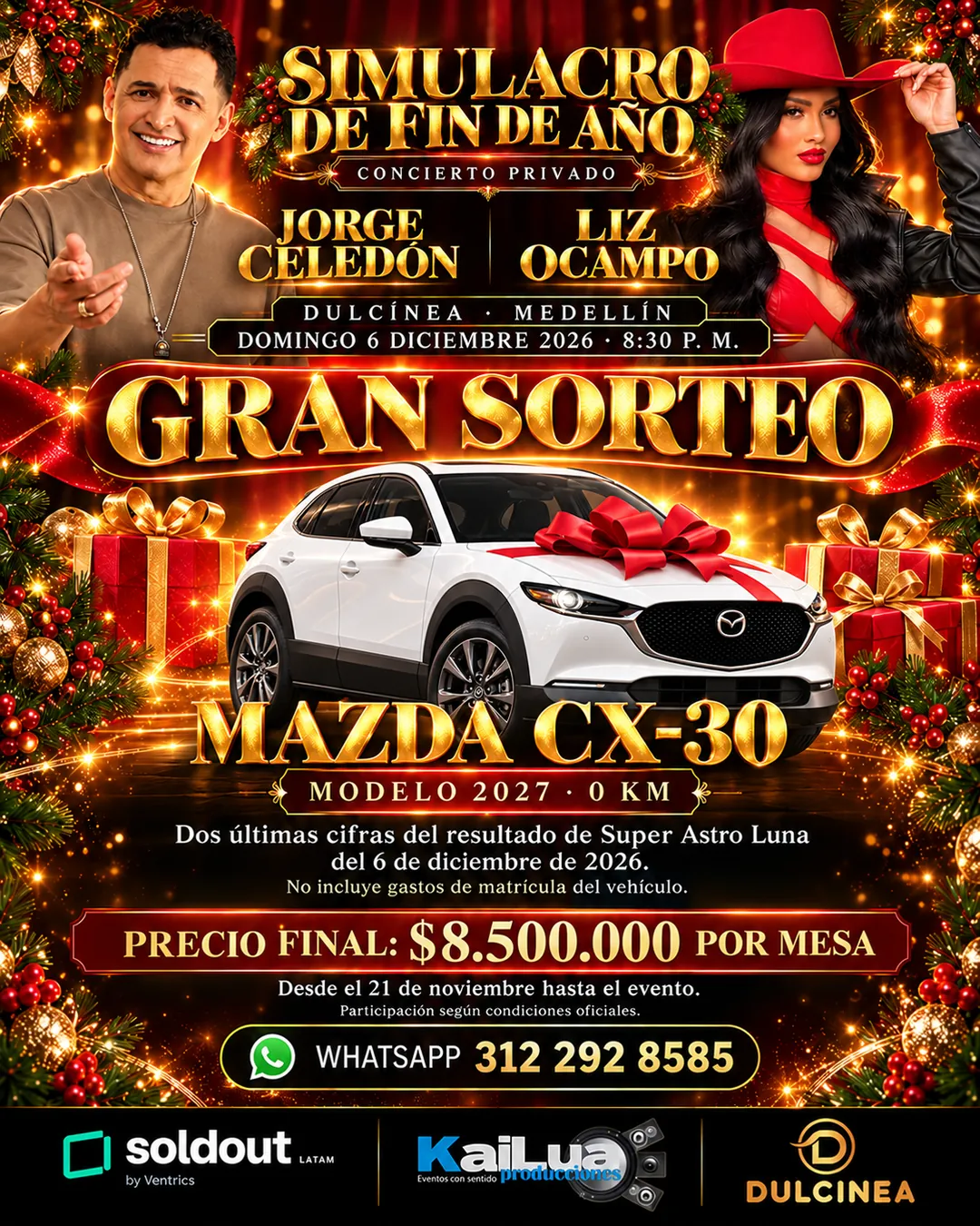 Carrusel 5 de 6 del Simulacro de Fin de Año en Medellín