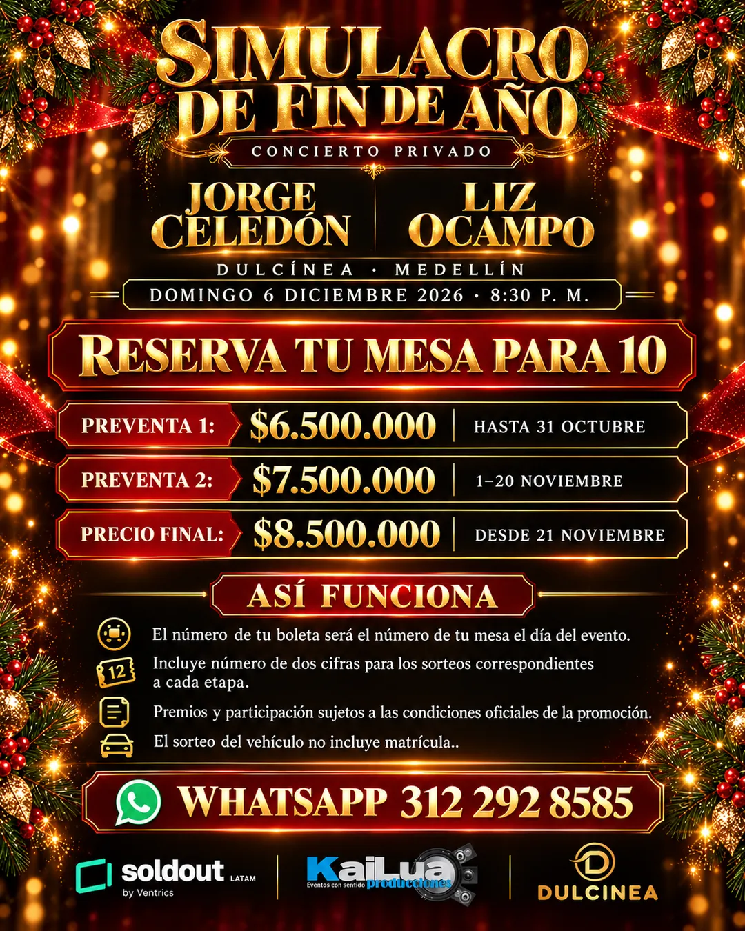 Carrusel 6 de 6 del Simulacro de Fin de Año en Medellín